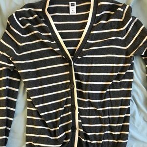 GAP striped cardigan